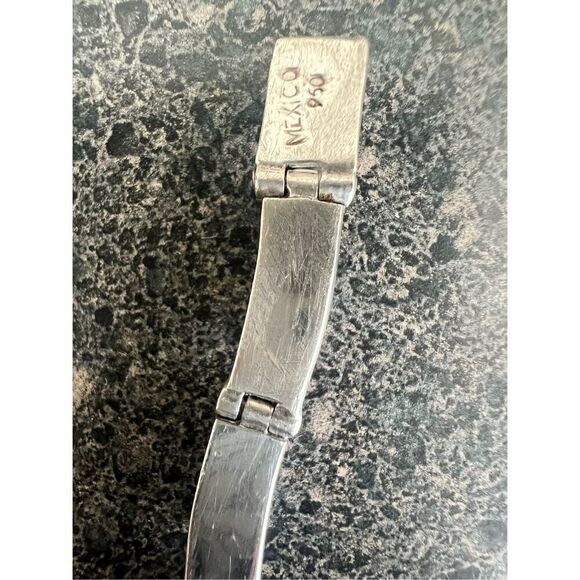 Vintage Sterling silver 925 Bracelet /w genuine Agate stones - Picture 11 of 16